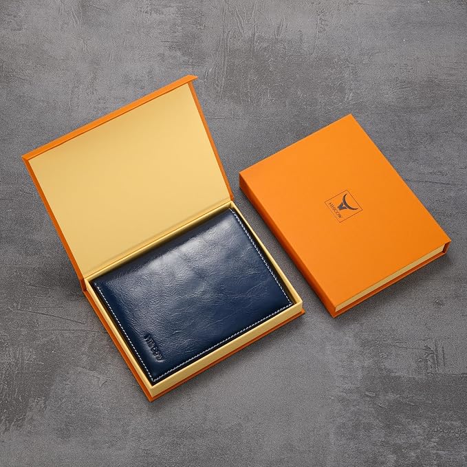 HISCOW Italian Leather Passport Holder