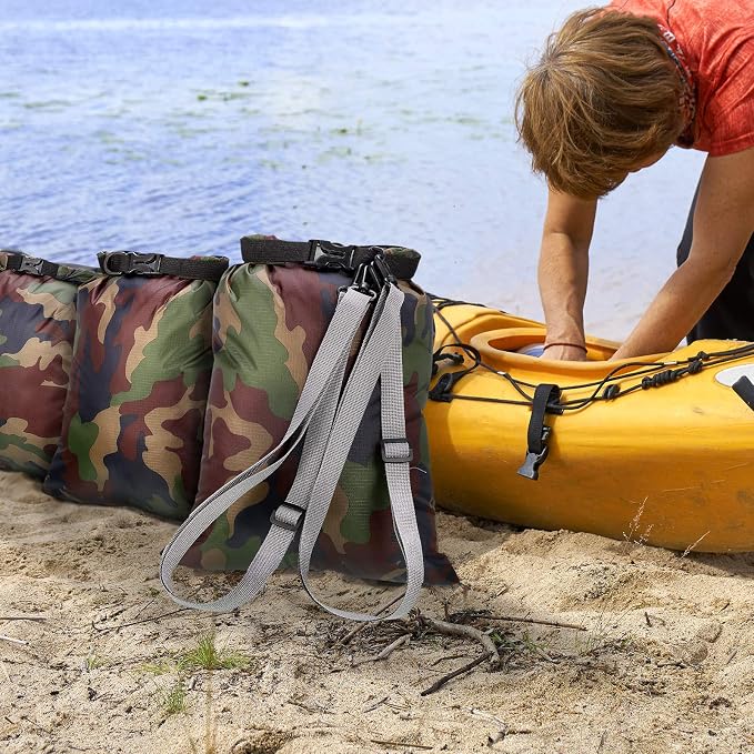 Shappy Waterproof Dry Bag Set 6 Sizes Lightweight Sacks and Long Adjustable