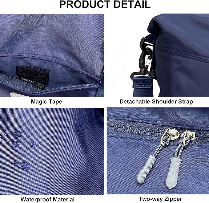 Travel Duffle Bag, Waterproof Sport Tote Gym Bag