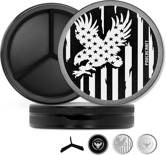 Metal Pouch Can | Metal Container | Slim EDC Pocket Tin | Airtight &