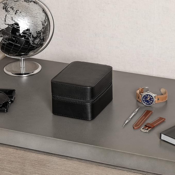 ROTHWELL 5 Watch Travel Case Storage Organizer