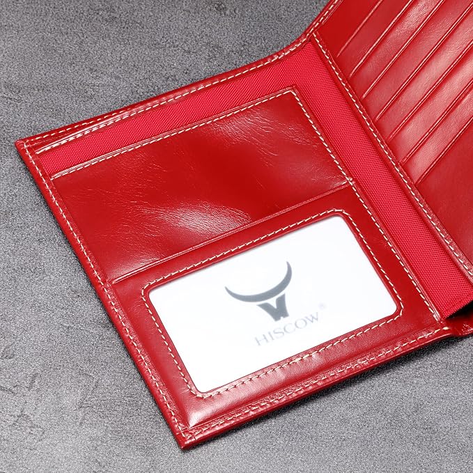 HISCOW Italian Leather Passport Holder