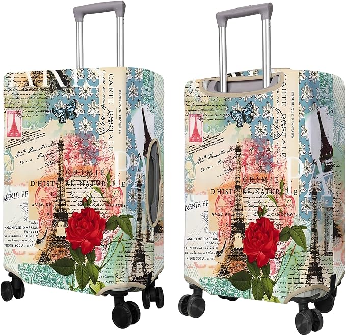 Travel Luggage Cover Suitcase Protector Fits 18-32 Inch Wheel Covers