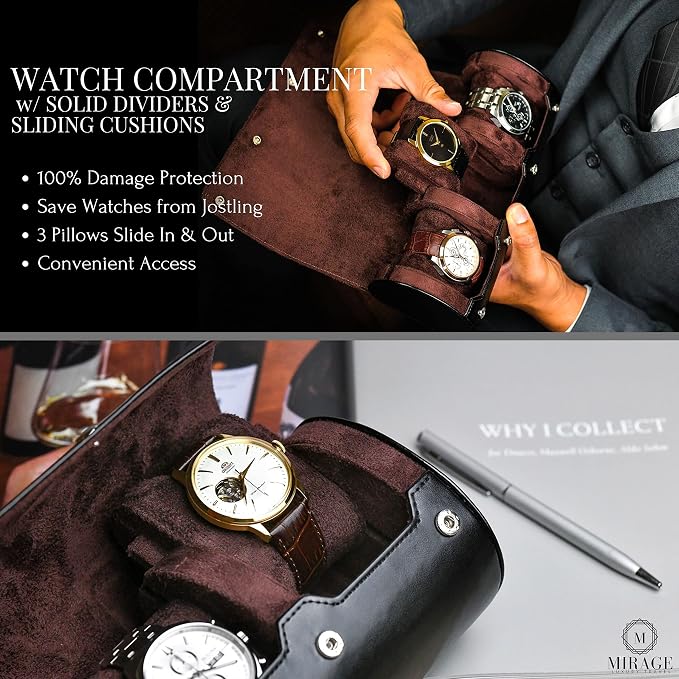 Watch Roll Case Organizer