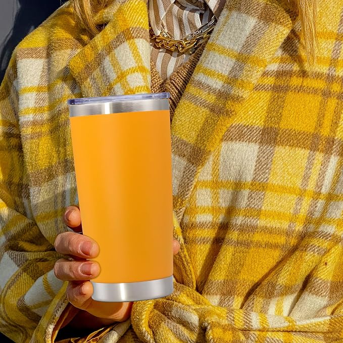 20 oz Tumbler with lid Double Wall Vacuum Insulated Tumblers Stainless Steel