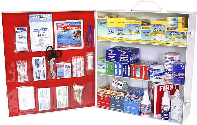 Rapid Care First Aid 863-09-1F 3 Shelf ANSI/OSHA Compliant All Purpose First