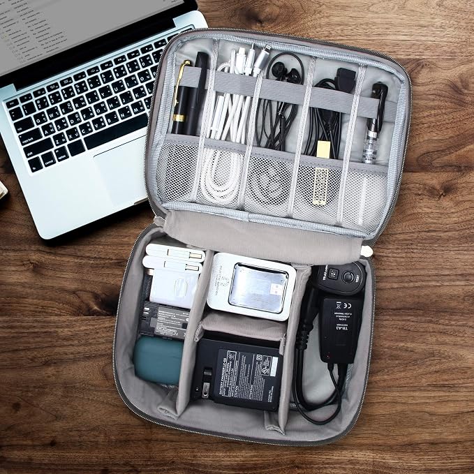 Electronics Organizer Travel Universal Cable Organizer Bag Waterproof