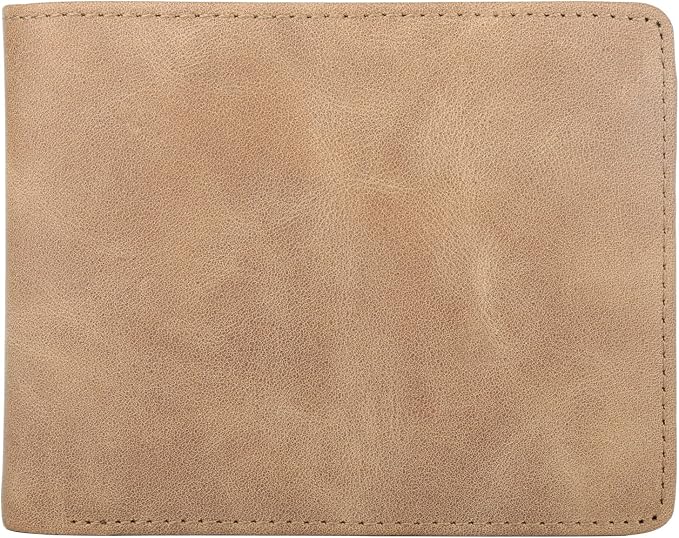 Wallet for Men-Genuine Leather RFID Blocking Bifold Stylish Wallet