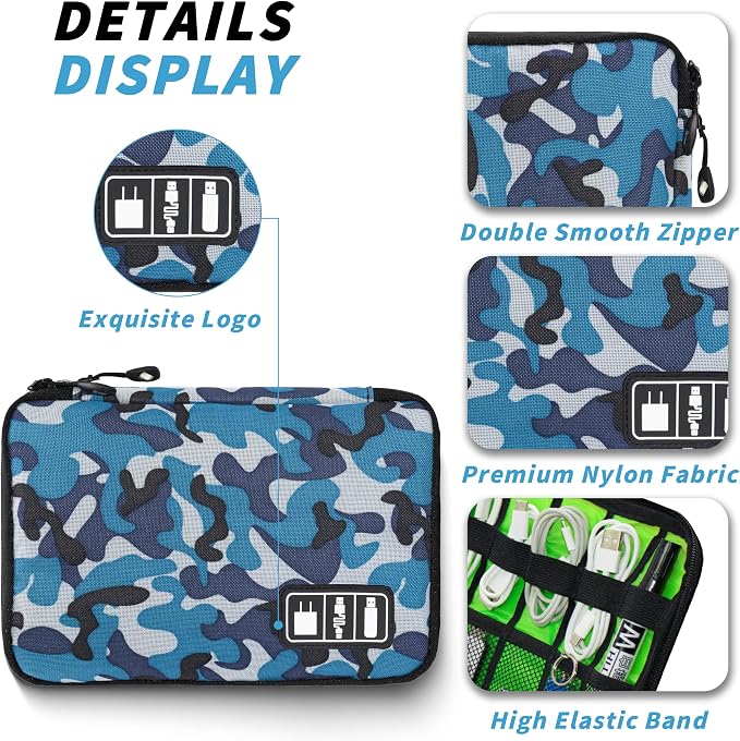 Electronics Organizer, Portable Cable Organizer Bags, Travel Electronic