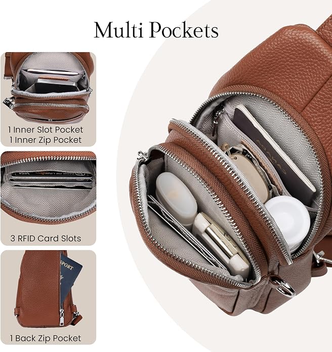 befen Genuine Leather Small Sling Bag