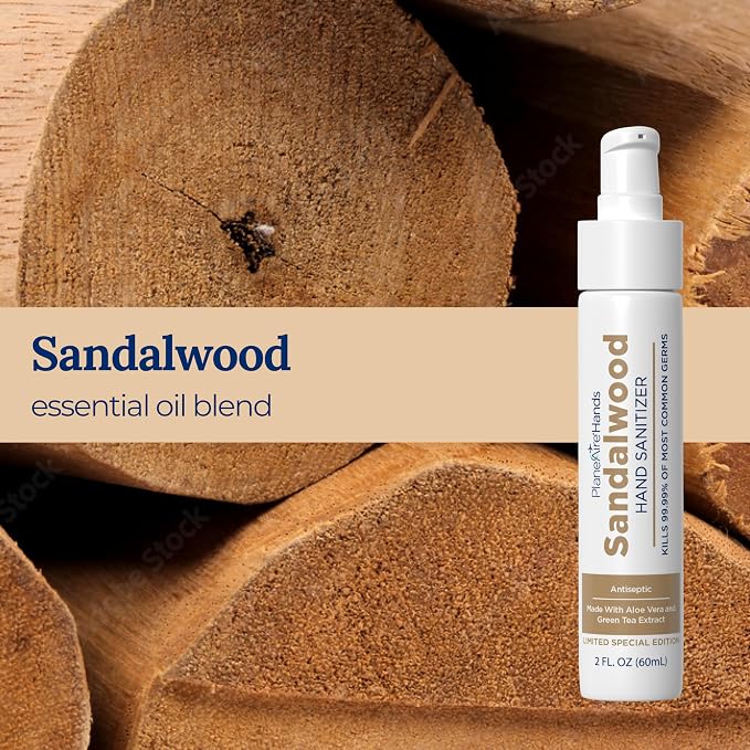 Sandalwood Lotion Hand Sanitizer | Travel Essential | TSA-Approved |