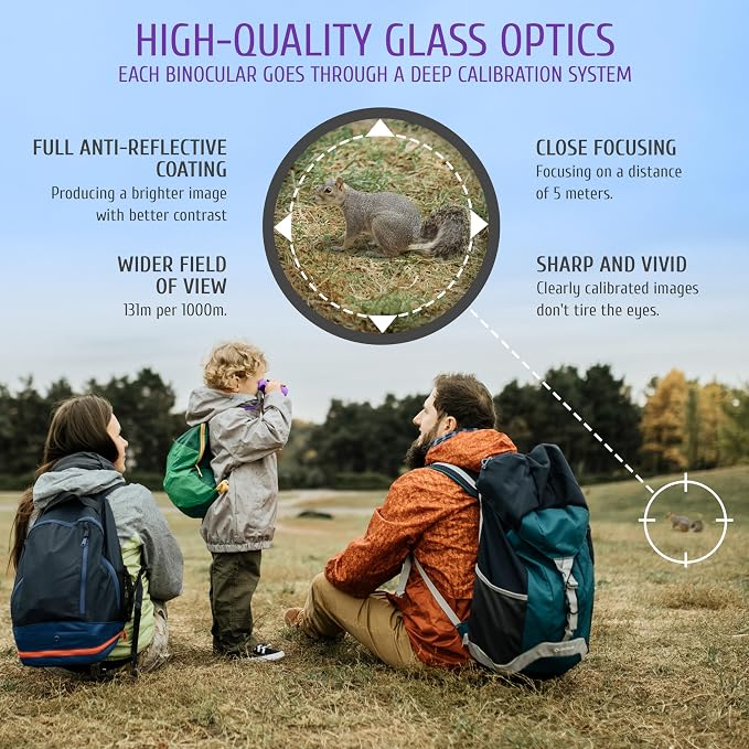 BeBison Binoculars for Kids and Adults