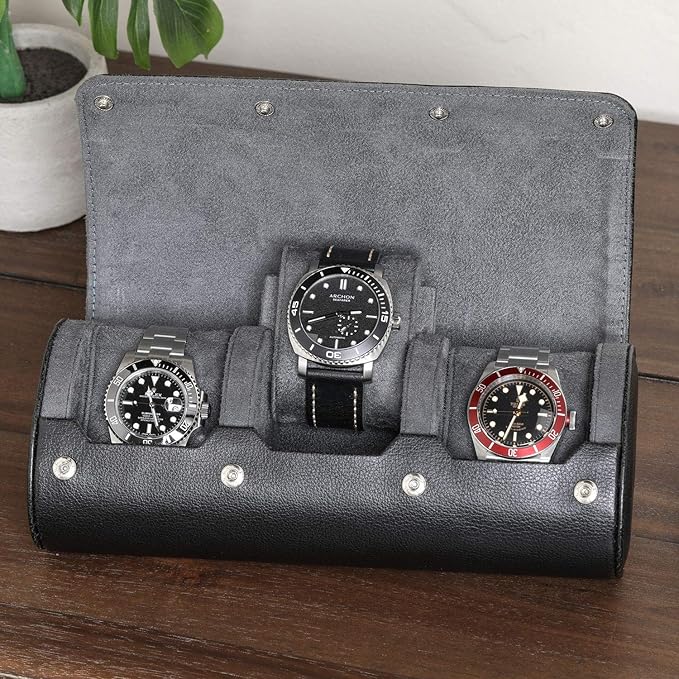 ROTHWELL Watch Roll Travel Case
