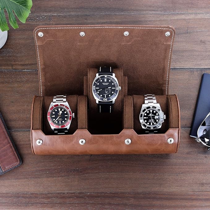 ROTHWELL Watch Roll Travel Case