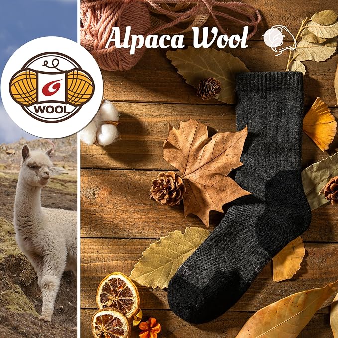 Alpaca Wool Hunting Socks 2 pairs