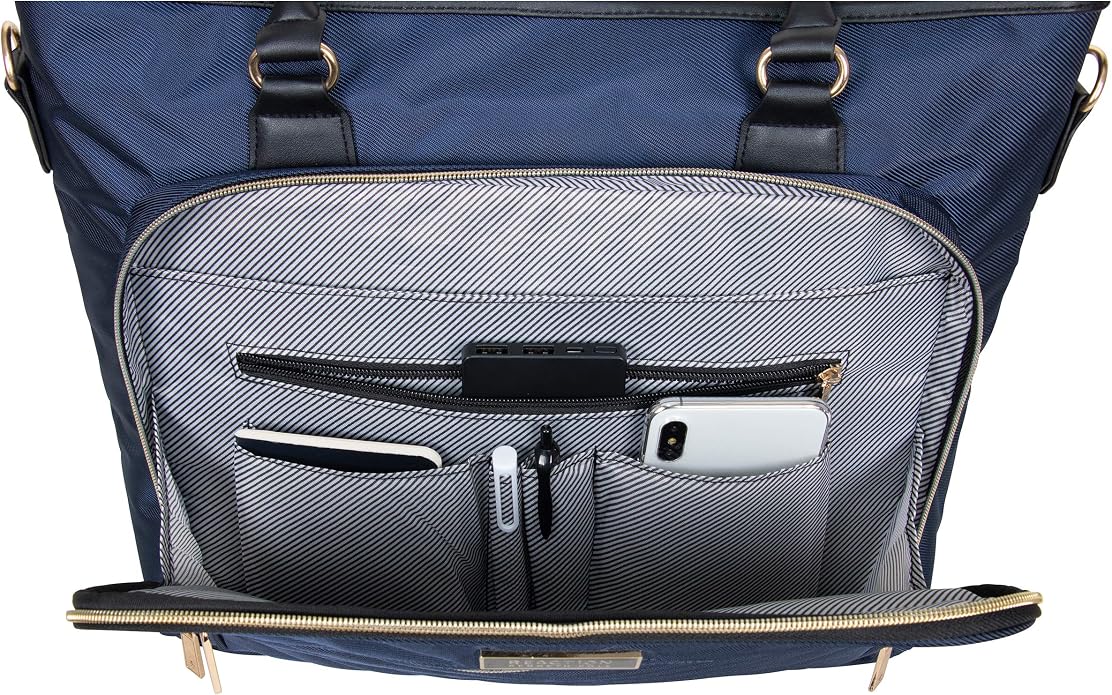 Kenneth Cole REACTION Chelsea Quilted Chevron 15" Laptop & Tablet Business Tote