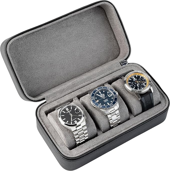 Watch Travel Case for Men | Leather Watch Case