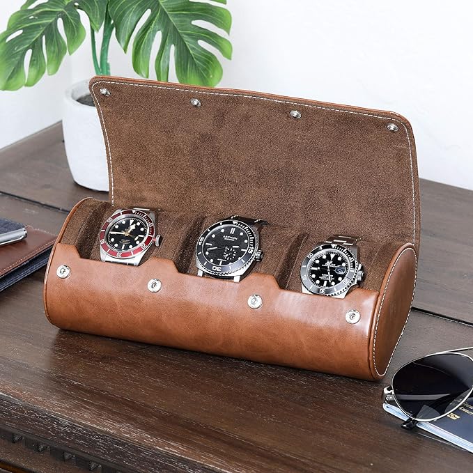 ROTHWELL Watch Roll Travel Case