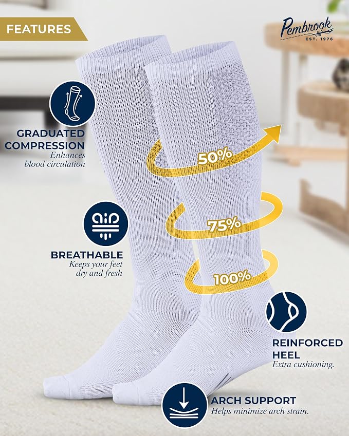 Pembrook Light Compression Socks
