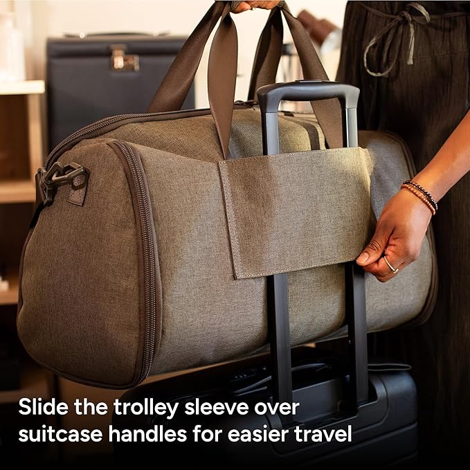 Halfday Convertible 2-in-1 Garment Duffel Weekender Bag 40L | Wrinkle-Free