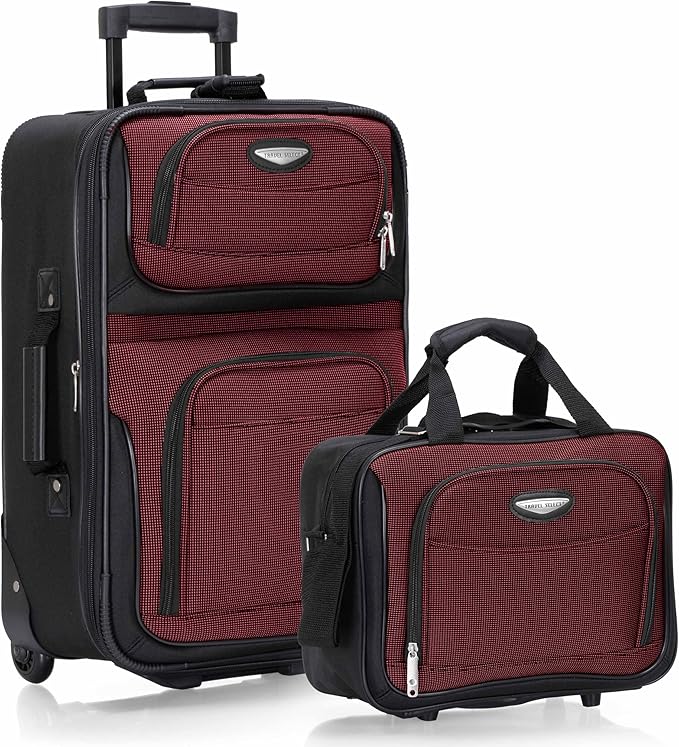 Travel Select Amsterdam Softside Expandable Rolling Luggage Set, 2-Piece