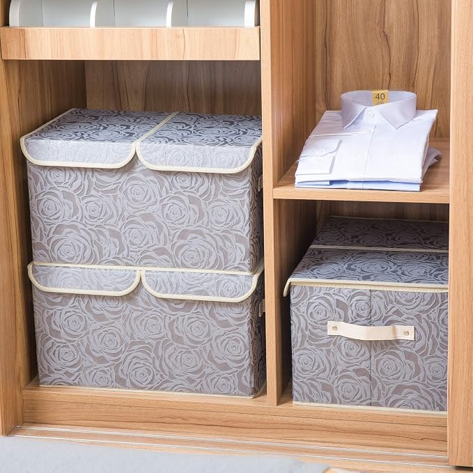 PRANDOM Large Foldable Storage Bins