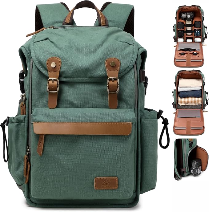 Padwa Lifestyle Green Camera Backpack