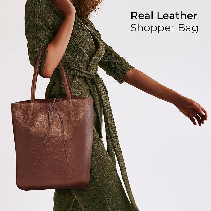 Italian Calf Leather Tote for Women