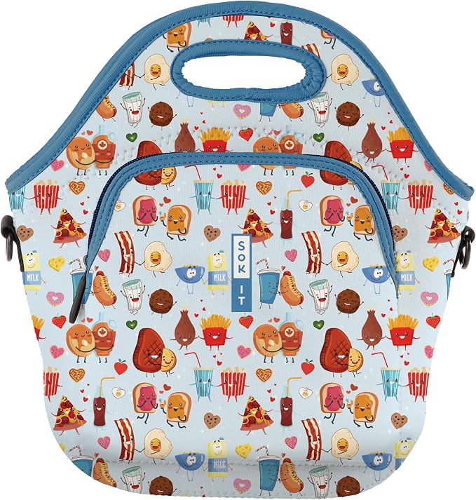 Sok It LunchTote Zippered Bag Insulated Neoprene Caddy