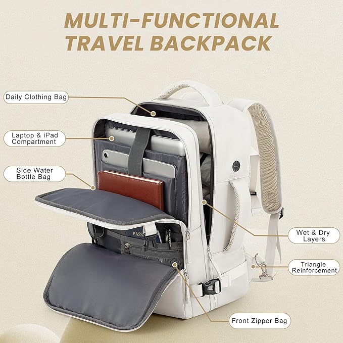 Travel Backpack, Carry on Flight Approved Backpack