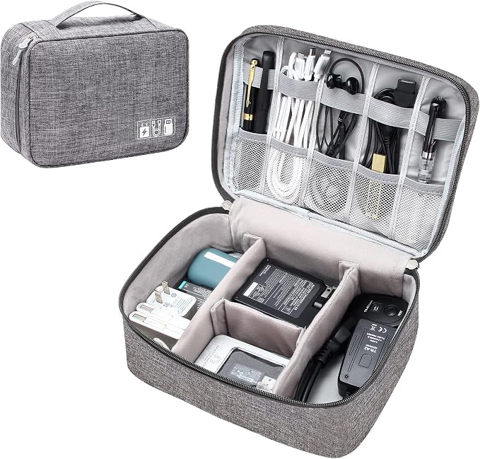 Electronics Organizer Travel Universal Cable Organizer Bag Waterproof