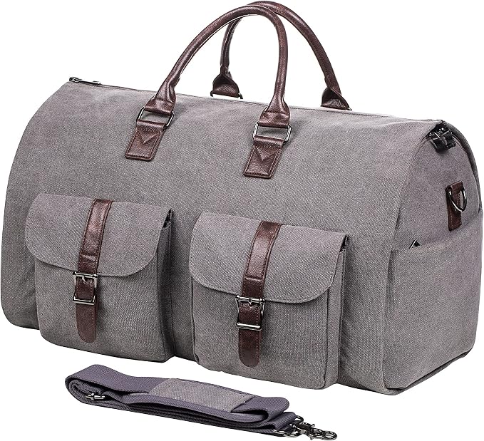 seyfocnia Convertible Travel Garment Bag, Carry on Garment Duffel Bag