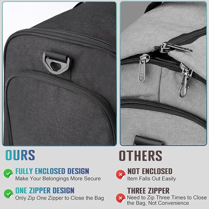 Convertible Garment Duffel Bag
