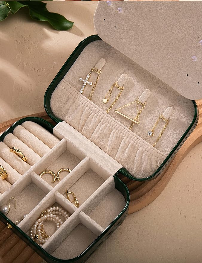 S.Leaf Mini Travel Jewelry Case