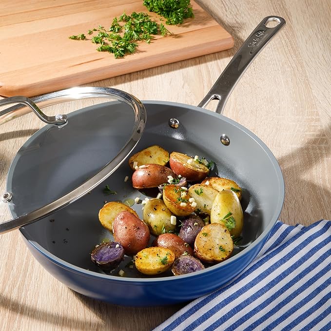 Sur La Table Kitchen Essentials Cool Commune Hard Anodized 10 Piece PFA Free