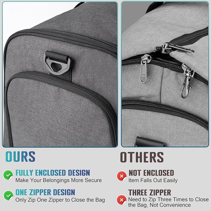 Convertible Garment Duffel Bag