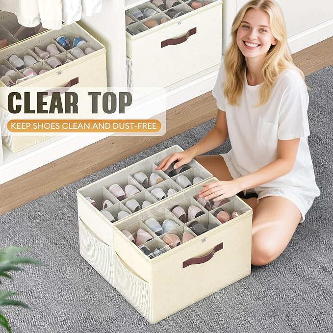 Budding Joy 2 Pack Shoe Organizer