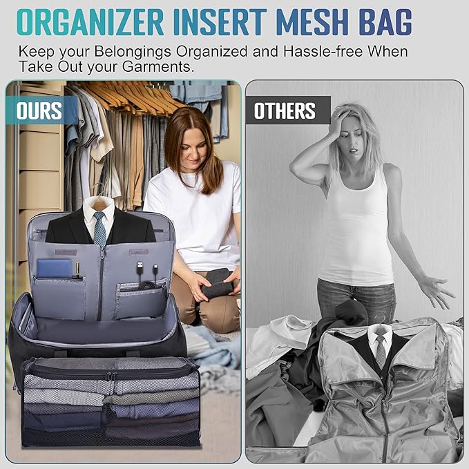 Convertible Garment Duffel Bag