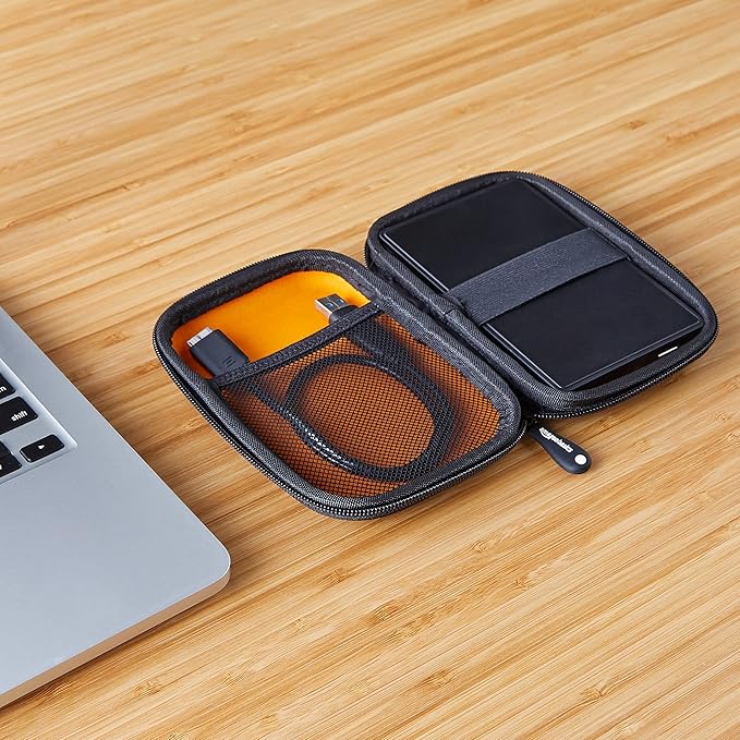 Amazon Basics External Hard Drive Portable Carrying Case