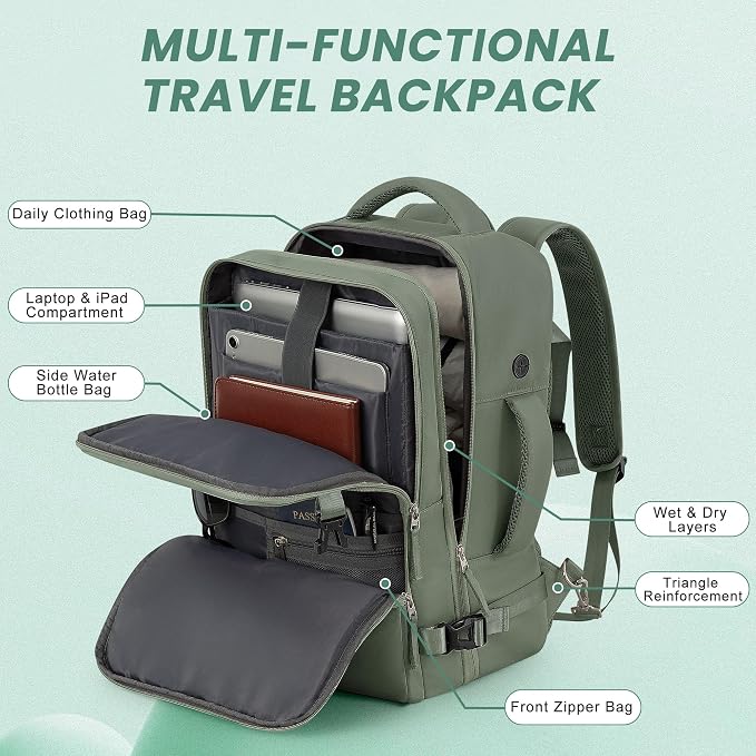 Travel Backpack, Carry on Flight Approved Backpack