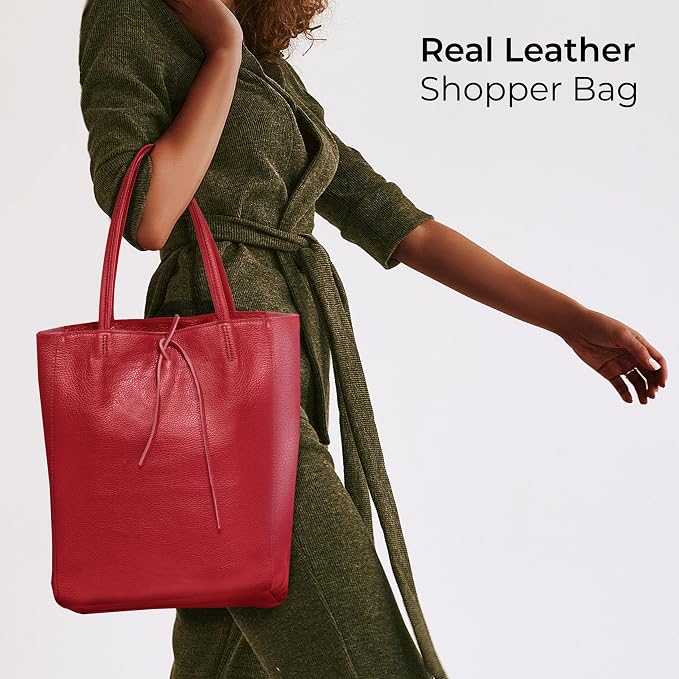 Italian Calf Leather Tote for Women
