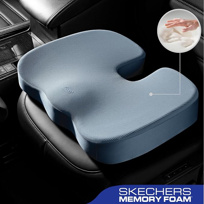 Skechers Memory Foam Seat Cushion, Office Chair Cushion