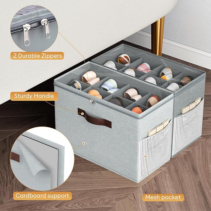 Budding Joy 2 Pack Shoe Organizer