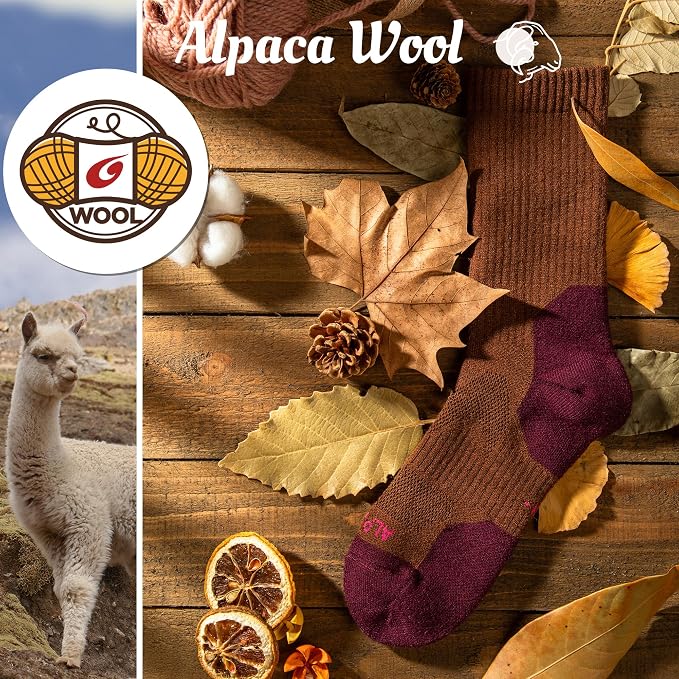 Alpaca Wool Hunting Socks 2 pairs