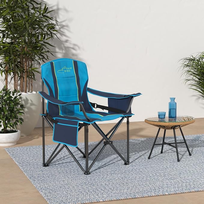 FAIR WIND Oversized Fully Padded Camping Chair