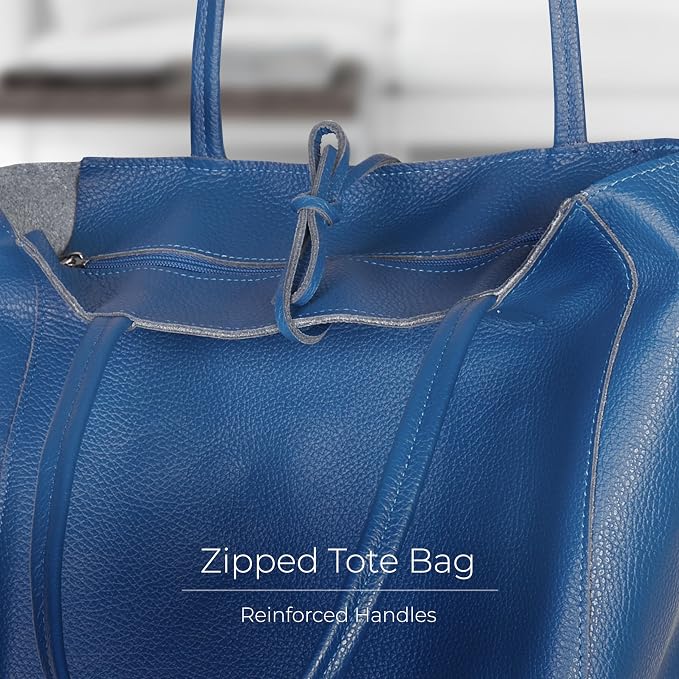 Italian Calf Leather Tote for Women