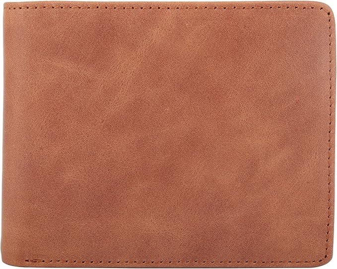 Wallet for Men-Genuine Leather RFID Blocking Bifold Stylish Wallet