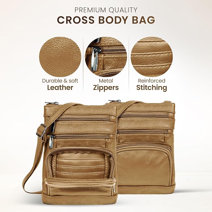 Krediz leather Crossbody Purses