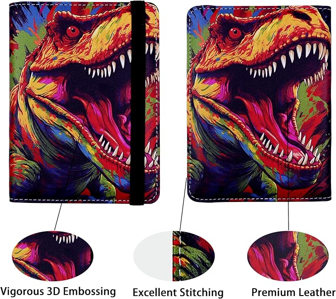 Passport Holder for Women and Men PU Leather Passport Cover for Travel