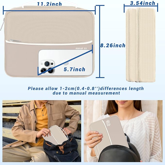 Electronics Organizer, Portable Cable Organizer Bags, Waterproof Electronic